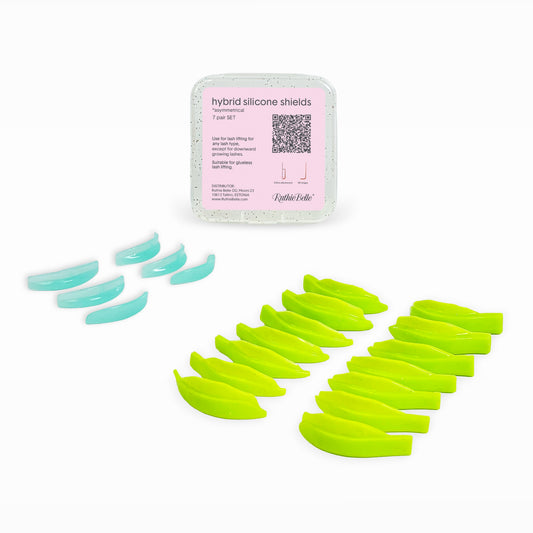 Glueless Hybrid Anatomical Silicones 7 Pairs Set